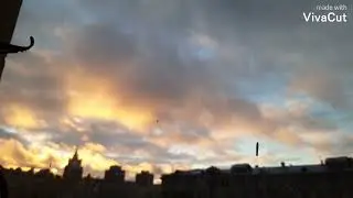 Рассвет над Москвой