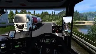ETS2 - Mainz to Bastia Gameplay with Mouse Steering