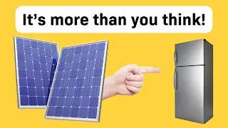 How Many Solar Panels To Run a Fridge/Freezer?