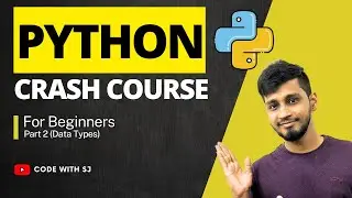 The Ultimate Python Crash Course (Part 2: Data Types in Python) || Code with SJ