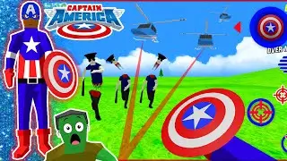 jack becomes captain america 🦸‍♂️ in dude theft wars