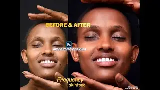 HOW to SMOOTH SKIN using FREQUENCY SEPARATION in Photoshop | Skin Retouching Tutorial 2023