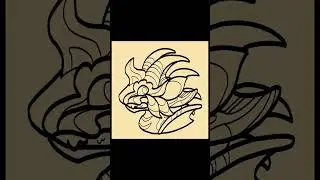 Redrawing my old Ikoran sticker! #creaturesofsonariaroblox #speedpaint #digitalart ##redraw