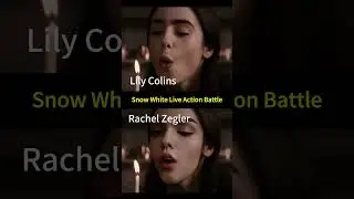 Lily Colins VS. Rachel Zegler: The Only Choice For Snow White #shorts