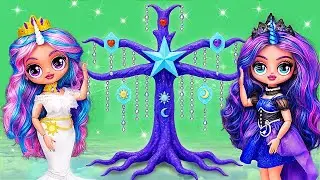 Приключения Принцессы Селестии и Лунны / 30 лайфхаков для кукол ЛОЛ ОМГ