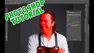 Photoshop Tutorial (English) - how to fix red skin tones and blemishes