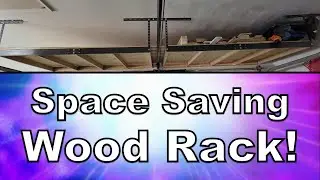 HOW TO BUILD a Space Saving Wood & Lumber Rack | Woodworking