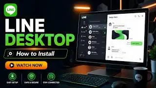 How to Use Line on PC & Laptop | Install Line Windows | Line Desktop
