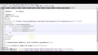 fadeout in jquery 10