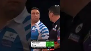 🛑 Streit auf der Bühne 🚨 Gary Anderson Darts #shorts Dart 🤩🎯Gerwyn Price 🎯
