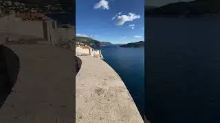 Sunning view of Illyrian walls on Dubrovnik #shorts #short #albania