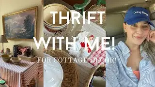 Thrift with me!! HUGE thrift haul! 💕