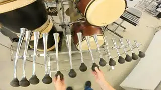Airport Announcement Sound on a Ton of Musical Instruments! @kolbergpercussion