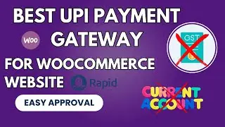 Best UPI Payment Gateway For Woocommerce Ft. knit pay and rapid Api - No GST No Docs Required