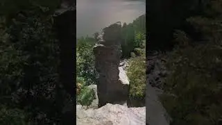 U.S.A Devils Lake Cleopatra's Needle Baraboo Range Sauk County Wisconsin Google Earth Google Maps
