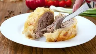Мясной пирог «Золотые берега» - Рецепты от Со Вкусом