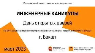 День открытых дверей / ГБПОУ «БТПТиС имени М.Г. Ганиева» / г. Бакал (голосование)