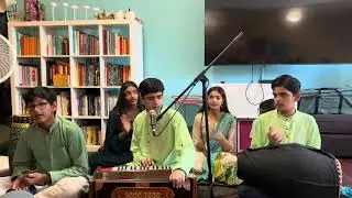 Hare Krishna Bhairavi mix melody with my music cohorts at Priya Living center