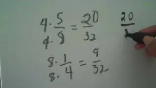 Subtraction OF Fractions