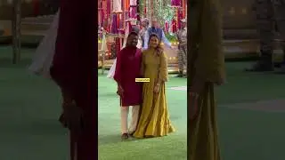 #atlee with wife At  Ambani house for Ganpati Darshan in Mumbai