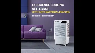 Best Bajaj DMH 65 Neo 65L Desert Air Cooler with Antibacterial Honeycomb Pads, Turbo Fan Technology