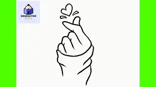 Cum Sa Desenezi O MÂNĂ Cu INIMĂ | Usor Pas cu Pas Tutorial pentru Incepatori