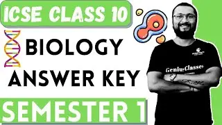 BIOLOGY ICSE 10 ANSWER KEY 2021