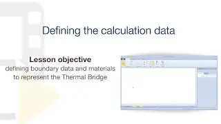 TerMus BRIDGE Tutorial - Calculation data definition - ACCA software