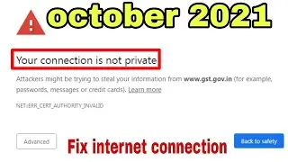 your connection is not private Problem Solve || connection is not private fix || Yt service