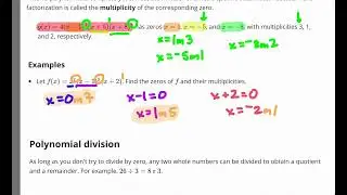 4.2 - Polynomial Division