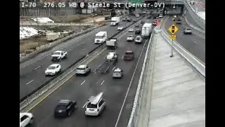 CDOT Snowstorm on i70 @ Steele St