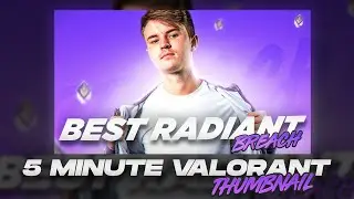 MAKING A VALORANT THUMBNAIL IN 5 MINUTES