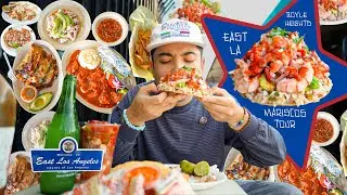 EAST LOS ANGELES/BOYLE HEIGHTS SEAFOOD TOUR// TOSTADAS, CEVICHE, SHRIMP TACOS