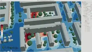 Interactive Urban Microclimate - solar, humidity, wind, apparent temperature