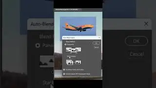Blend a Plane Image on The Sky Image Easily in Photoshop
