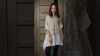 Легкая безразмерная блуза с Джум
