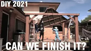 How to Assembly / Install Costco 3.7 m x 4.3 m Wood Gazebo with Aluminum Roof (YARDISTRY) 2021