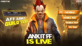 FF Live Guild Test 👽⚡|| ff Live Custom Room 😱 #freefirelive #nonstopgaming #classyff #fflive