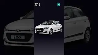 EVOLUTION OF HYUNDAI I20 || hyundai india success story #shorts #explore #explore #hyundaii20 #viral