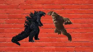 Cute Animals, Godzilla vs. Kong Puzzle animal revolt battle