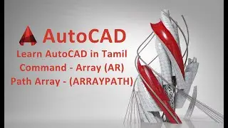 AutoCAD Tamil | Array Path Command