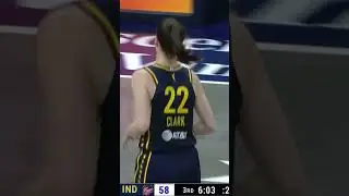 Caitlin Clark hits a three