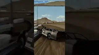 NASCAR heat sad dirt flip #music #nascar #nascarcrashes #flip #travisscott