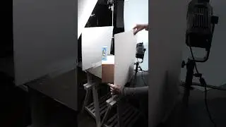 Предметная видеосъемка. Замораживаем банку с помощью баллона со сжатым воздухом.