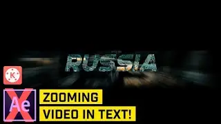 ZOOM Through Text INTRO or TRANSITION Effect | KINEMASTER Tutorial