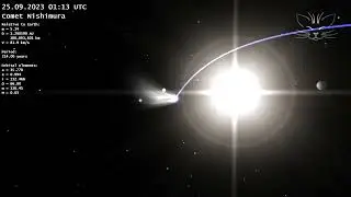 Уникально!Пролет кометы Нисимура в близи Солнца!
