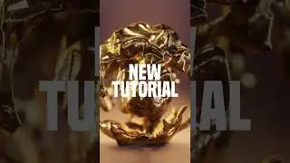 Blender Satisfying Animation Liquid Gold 