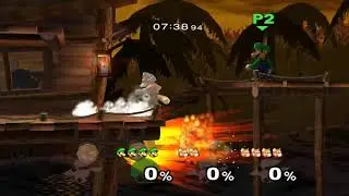20XX - Luigi wins against a team of level 9 CPUs by doing absolutely nothing