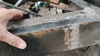 самодельный минипогрузчик. Основание экскаватора. Начало.