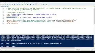 Convertir cadena segura (System.Security.SecureString) en una cadena (System.String) en PowerShell